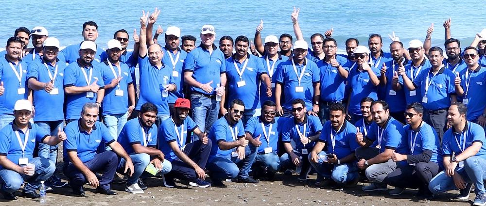 National Detergent Company holds beach cleanup drive in Sohar logo
